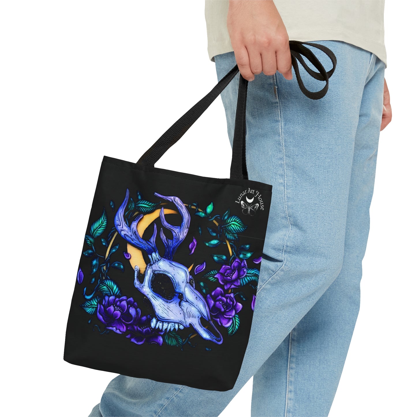Deer Skull Tote Bag