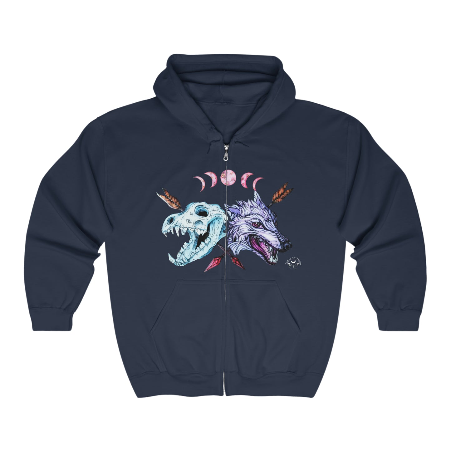 Wolf Zip Up Sweatshirt