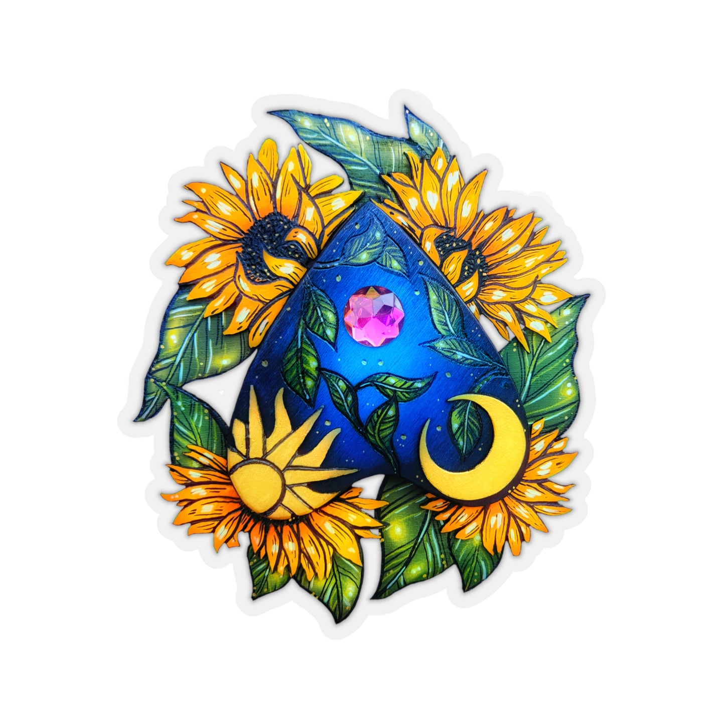 Sunflower Planchette Sticker