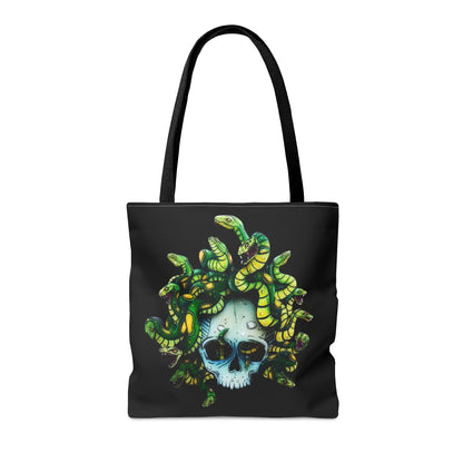 Medusa Skull Tote Bag