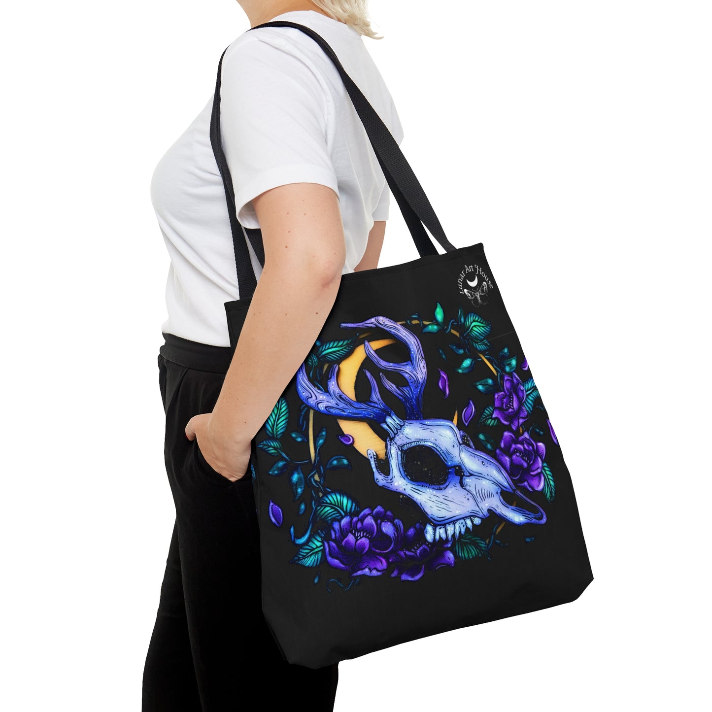 Deer Skull Tote Bag