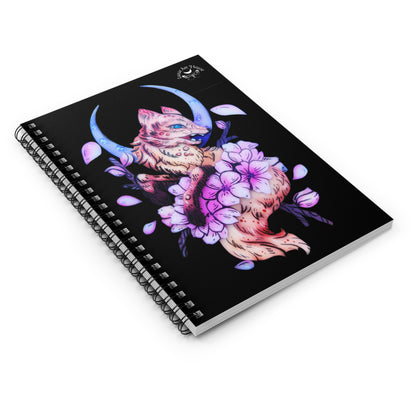 Fox in Cherry Blossoms Notebook