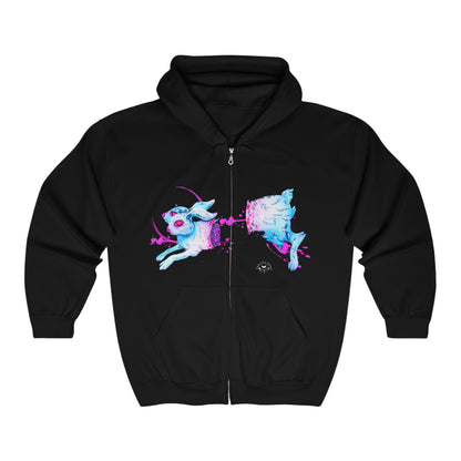 Jackalope Zip Up Sweatshirt