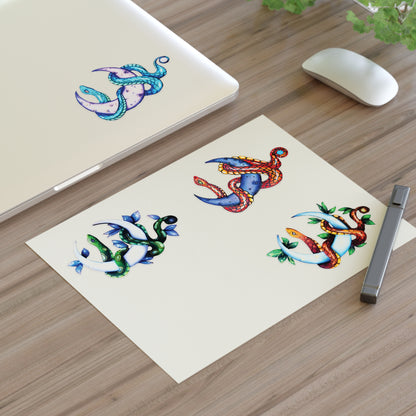 Snake and Moon Sticker Sheet