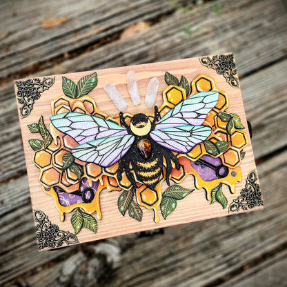 Bee Hidden Key Box Made to Order