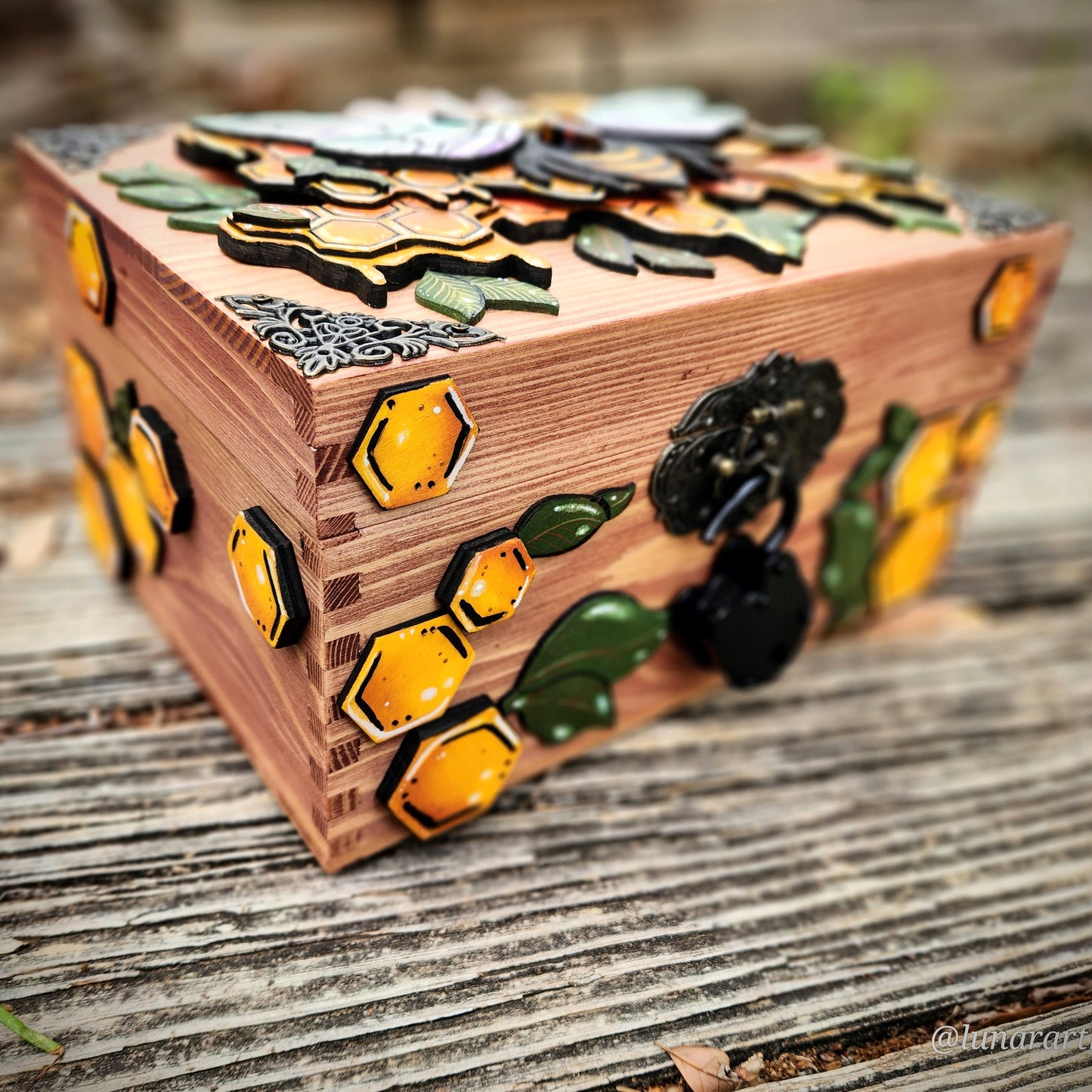 Bee Hidden Key Box Made to Order