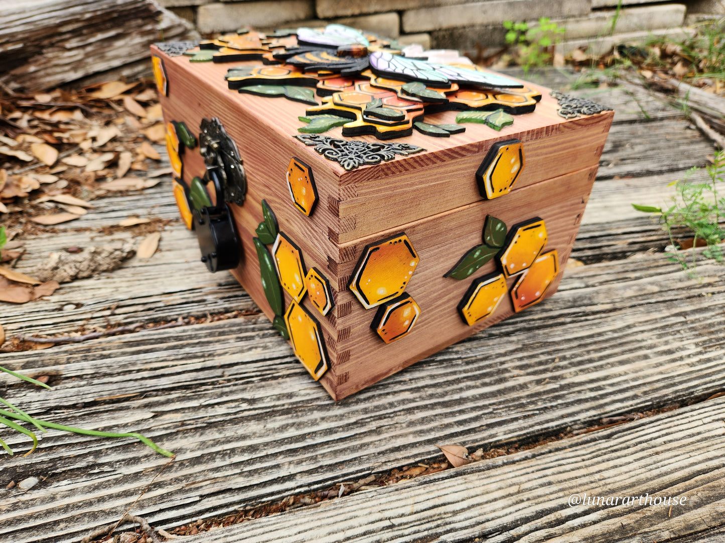 Bee Hidden Key Box Made to Order
