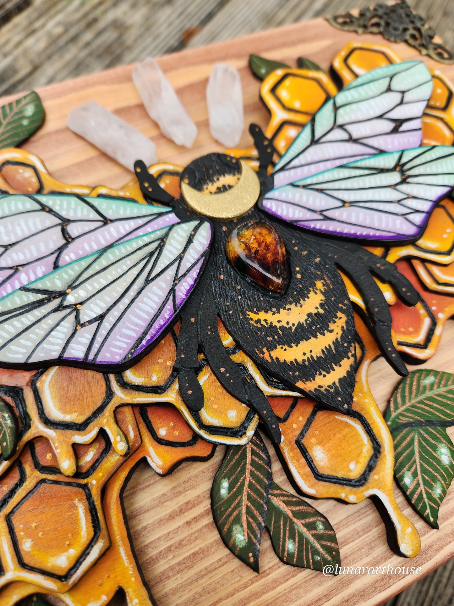 Bee Hidden Key Box Made to Order