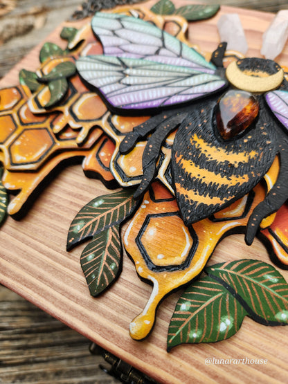 Bee Hidden Key Box Made to Order