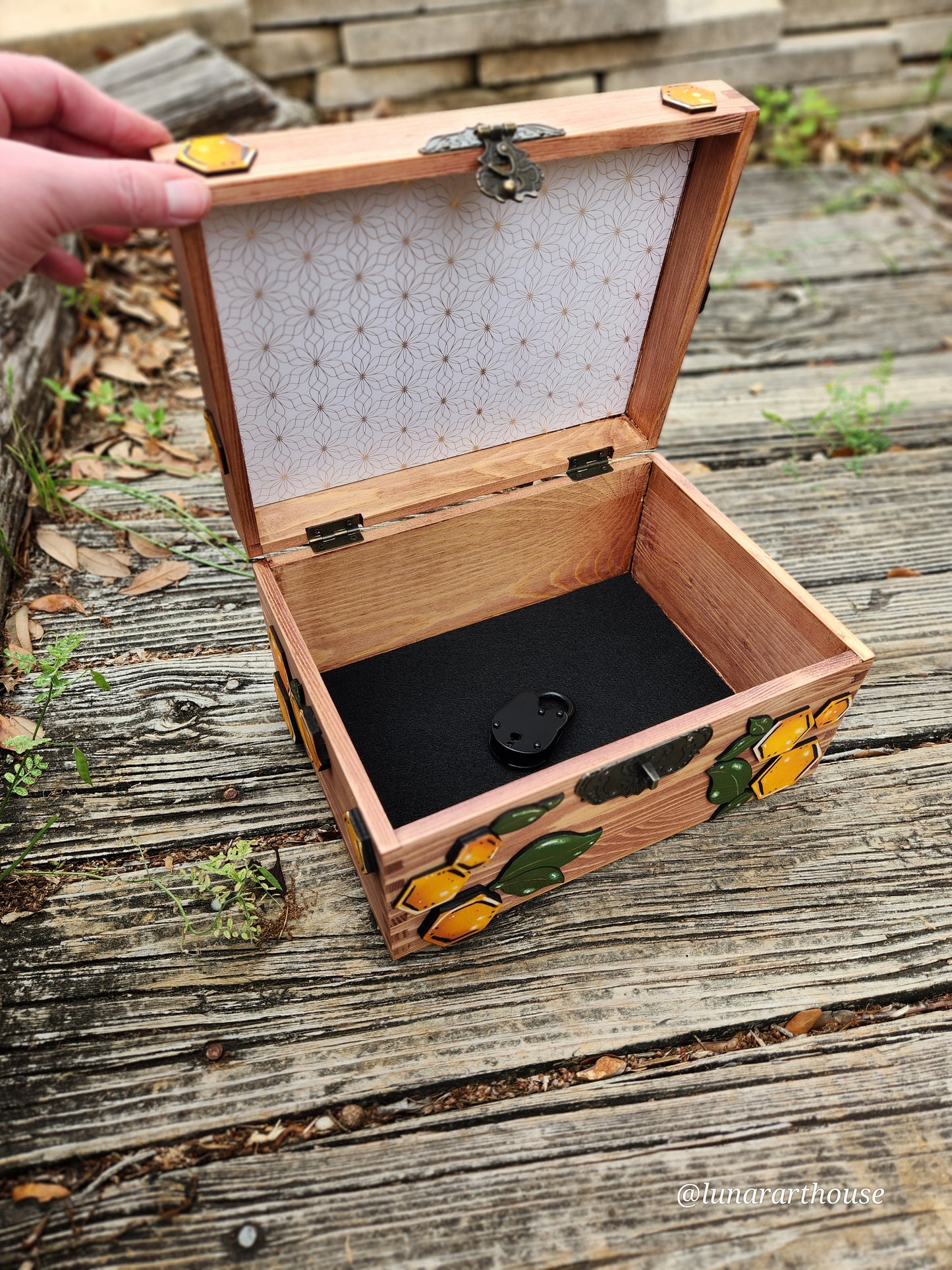 Bee Hidden Key Box Made to Order