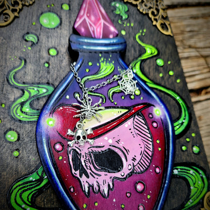 Poison Skull Bottle Hidden Key Box
