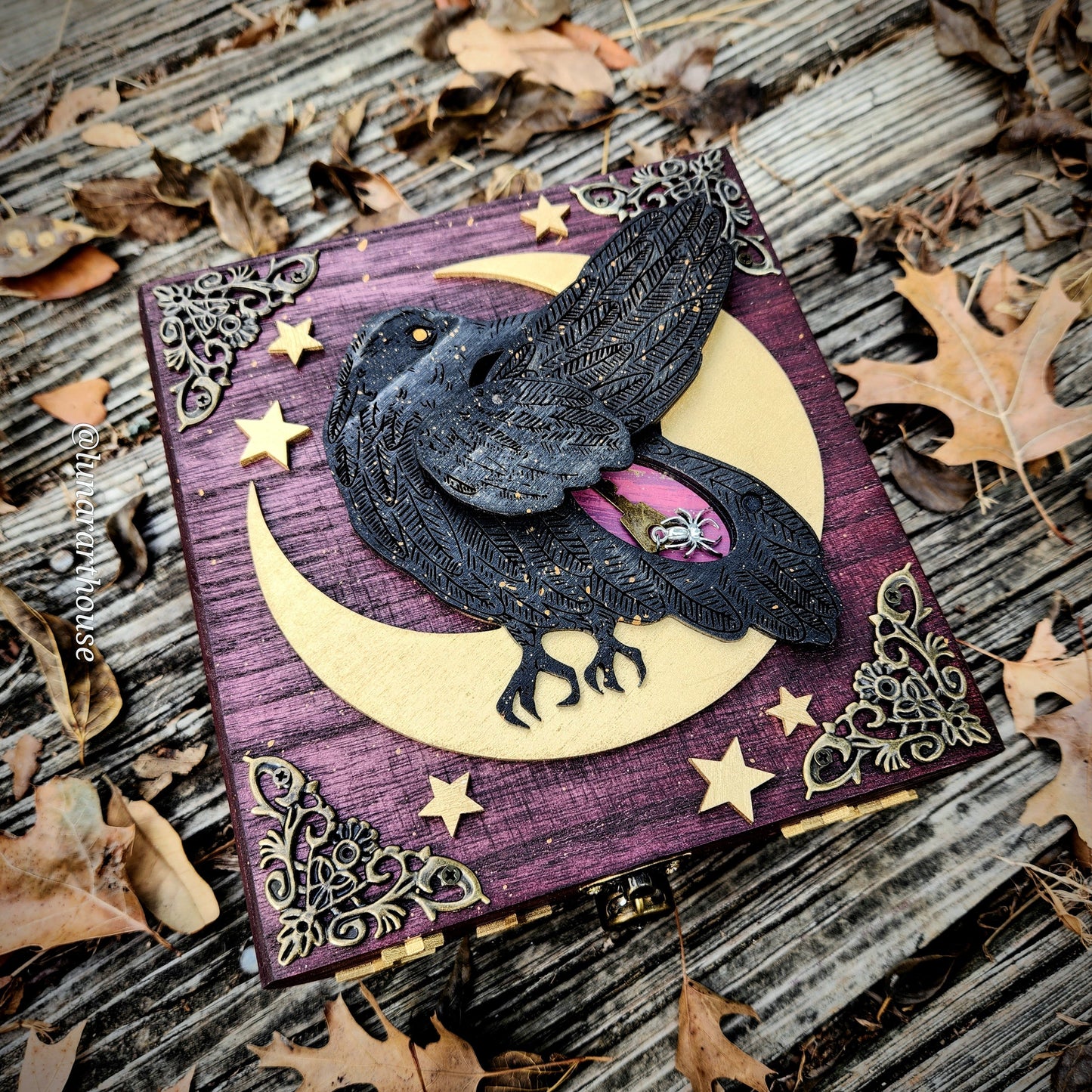 The Raven Hidden Key Box