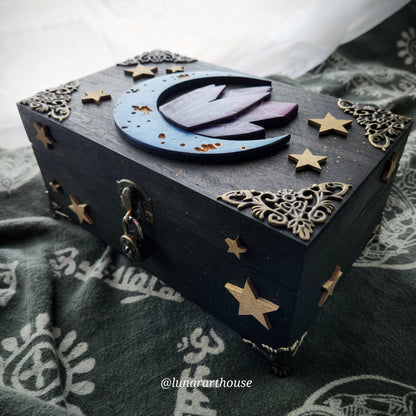 Crystal Moon Hidden Key Box