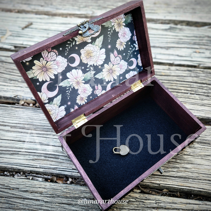 Sunflower Butterfly Hidden Key Box MADE TO ORDER