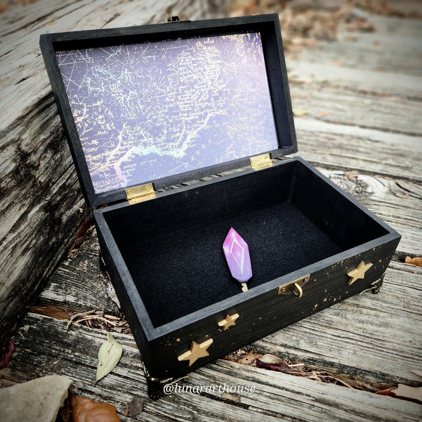 Crystal Moon Hidden Key Box