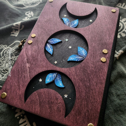 Dark Luna Moth Hidden Key Journal