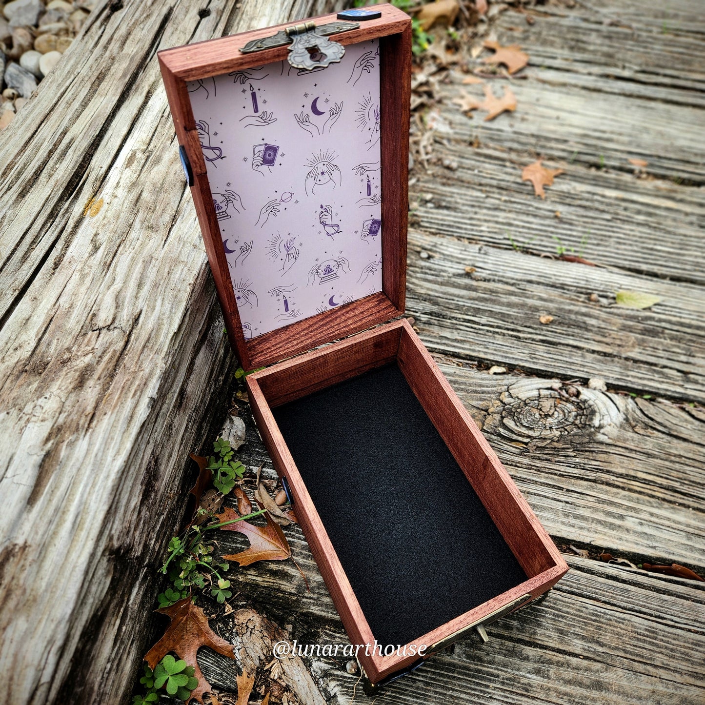Green Snake and Moon Hidden Key Box