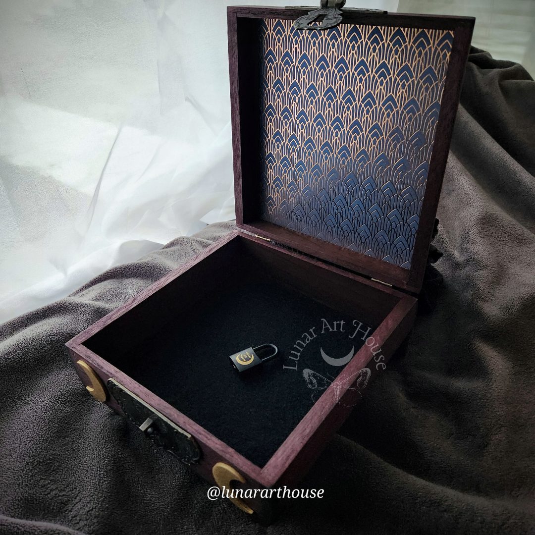 Cow Skull Hidden Key Box