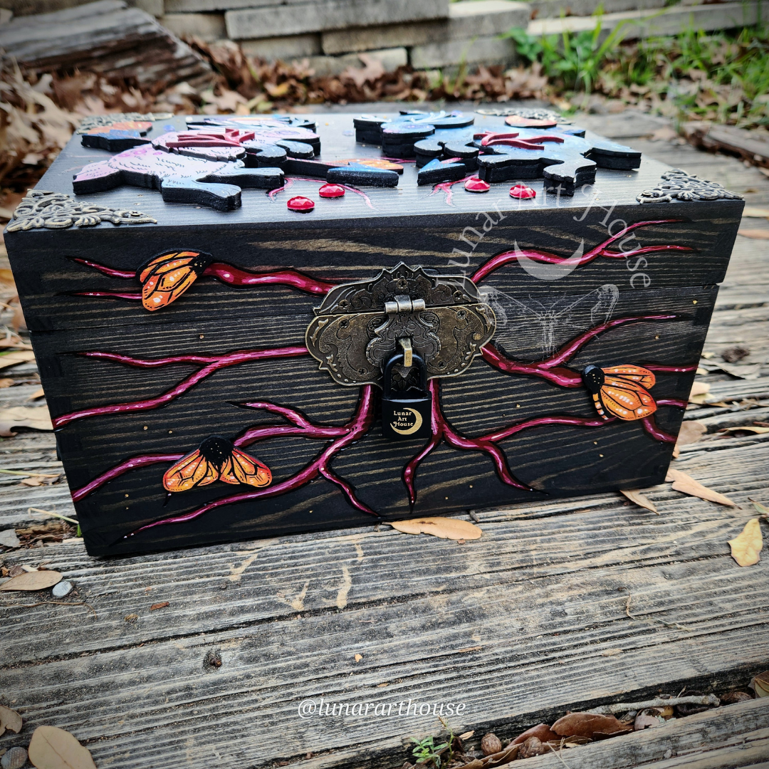 Twin Jackalope Hidden Key Box