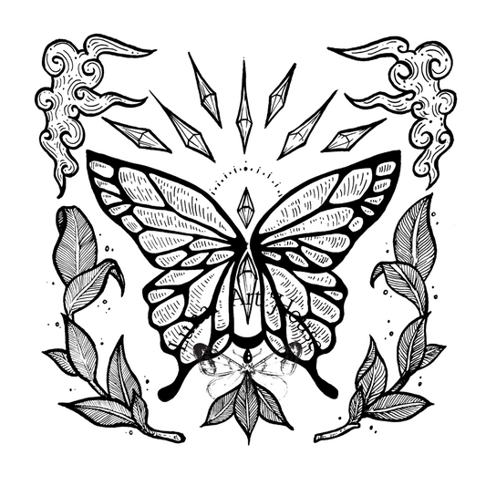 Butterfly Coloring Page
