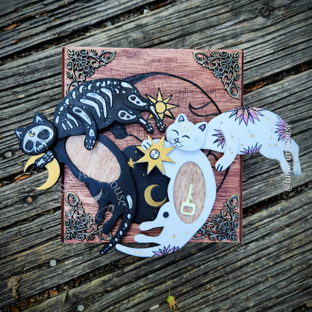 Yin Yang Cats Made to Order
