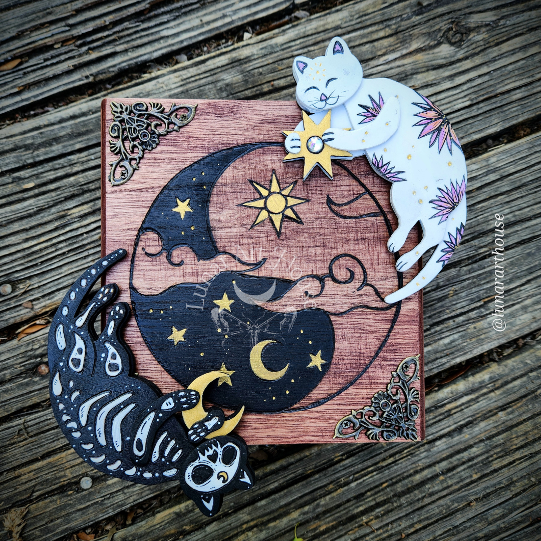 Yin Yang Cats Made to Order