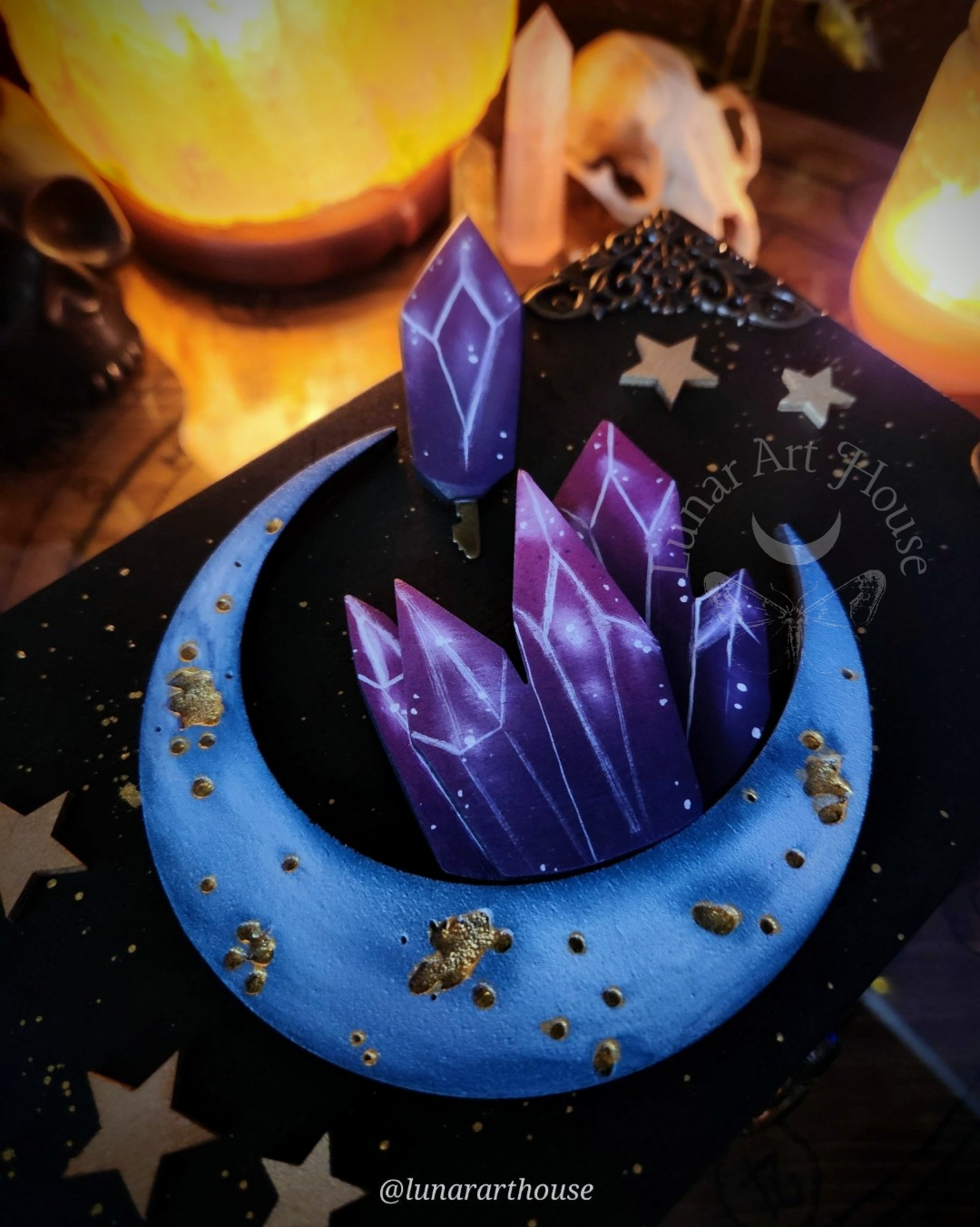 Crystal Moon Hidden Key Box