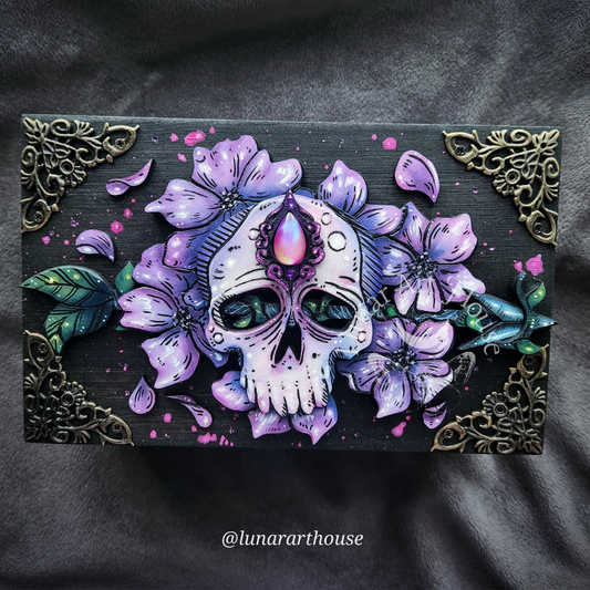Skull and Arrow Hidden Key Box
