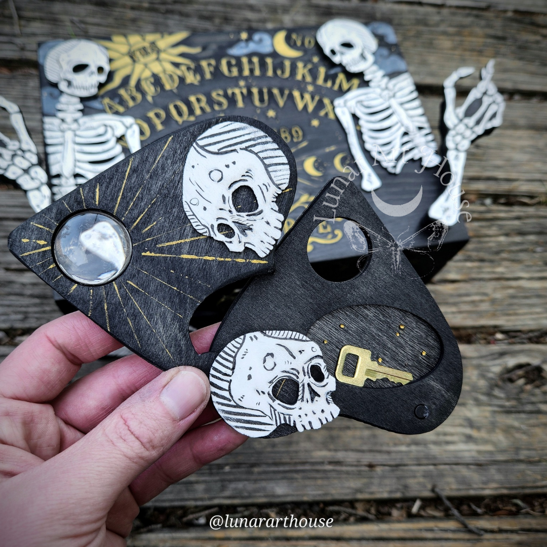 Skeleton Ouija Hidden Key Box Large Made to Order