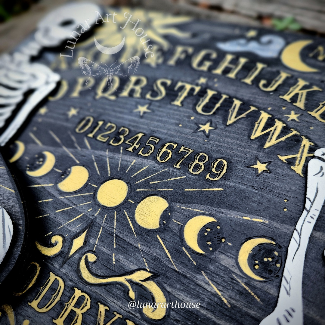 Skeleton Ouija Hidden Key Box Large Made to Order
