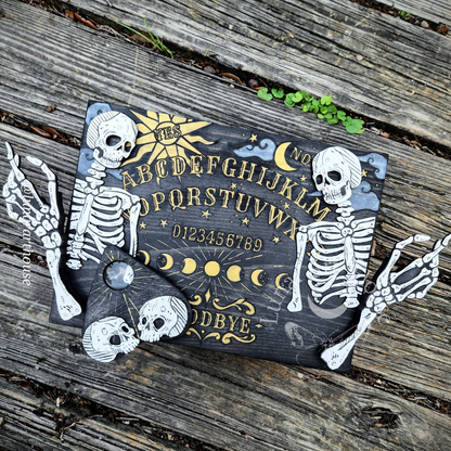 Skeleton Ouija Hidden Key Box Large Made to Order