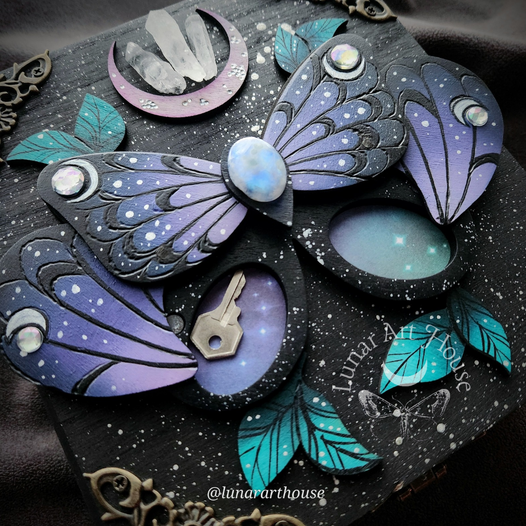 Quartz Butterfly Hidden Key Box
