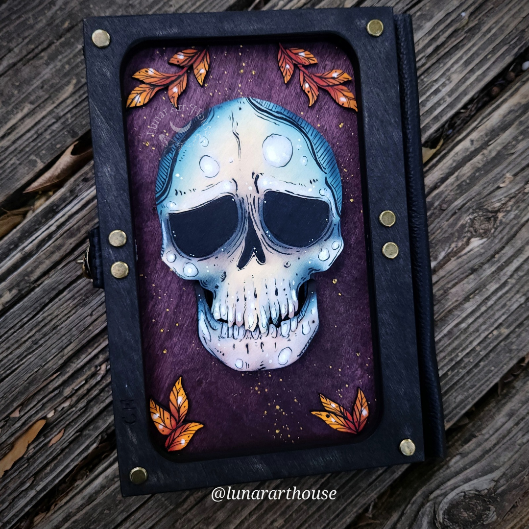 MADE TO ORDER Death Moth Rib Cage Hidden Key Journal