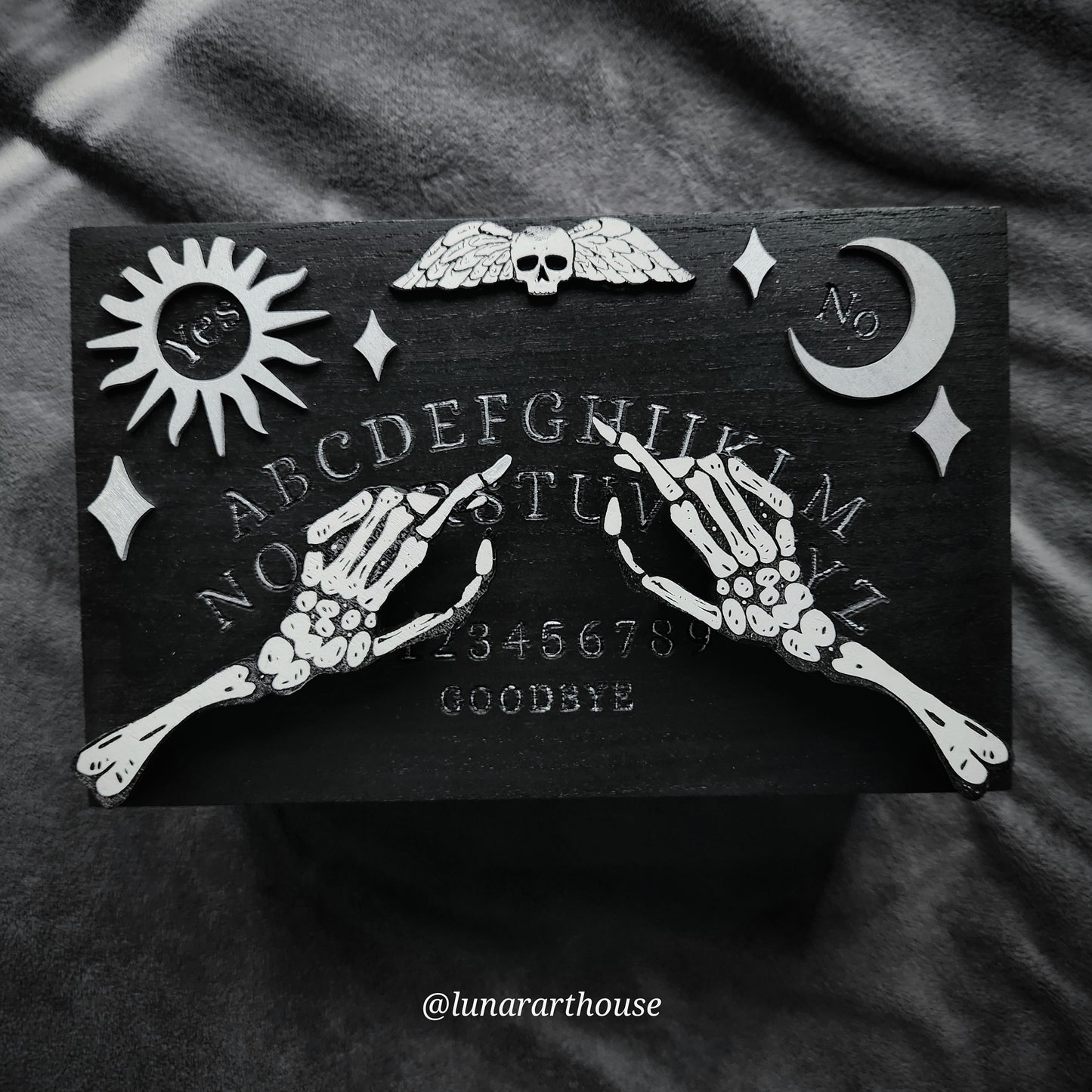 SILVER Ouija Hidden Key Box