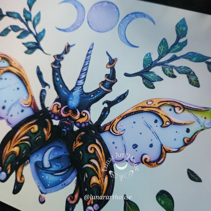 Beetle Art Print 5x7