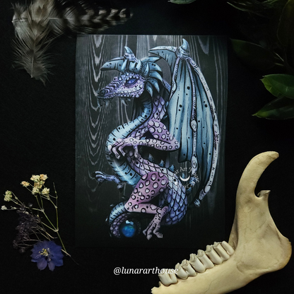 Dragon Art Print 5x7