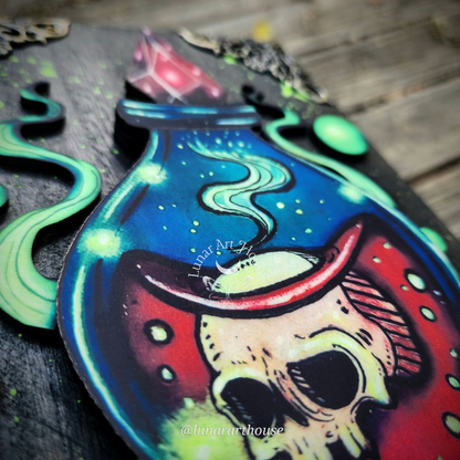 Skull Vial Hidden Key Box Printed Edition