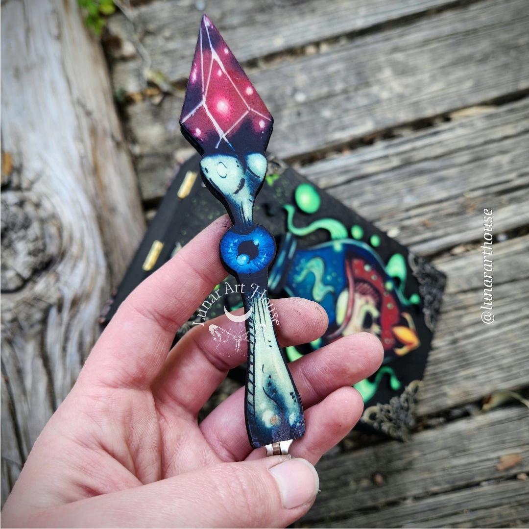 Skull Vial Hidden Key Box Printed Edition