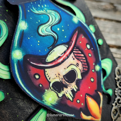 Skull Vial Hidden Key Box Printed Edition