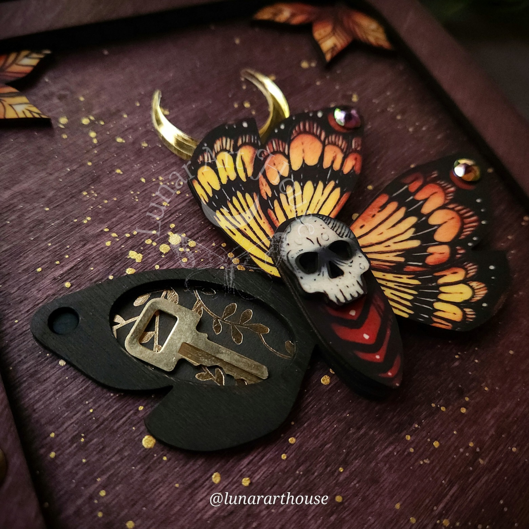 Death Moth Hidden Key Journal Printed Edition