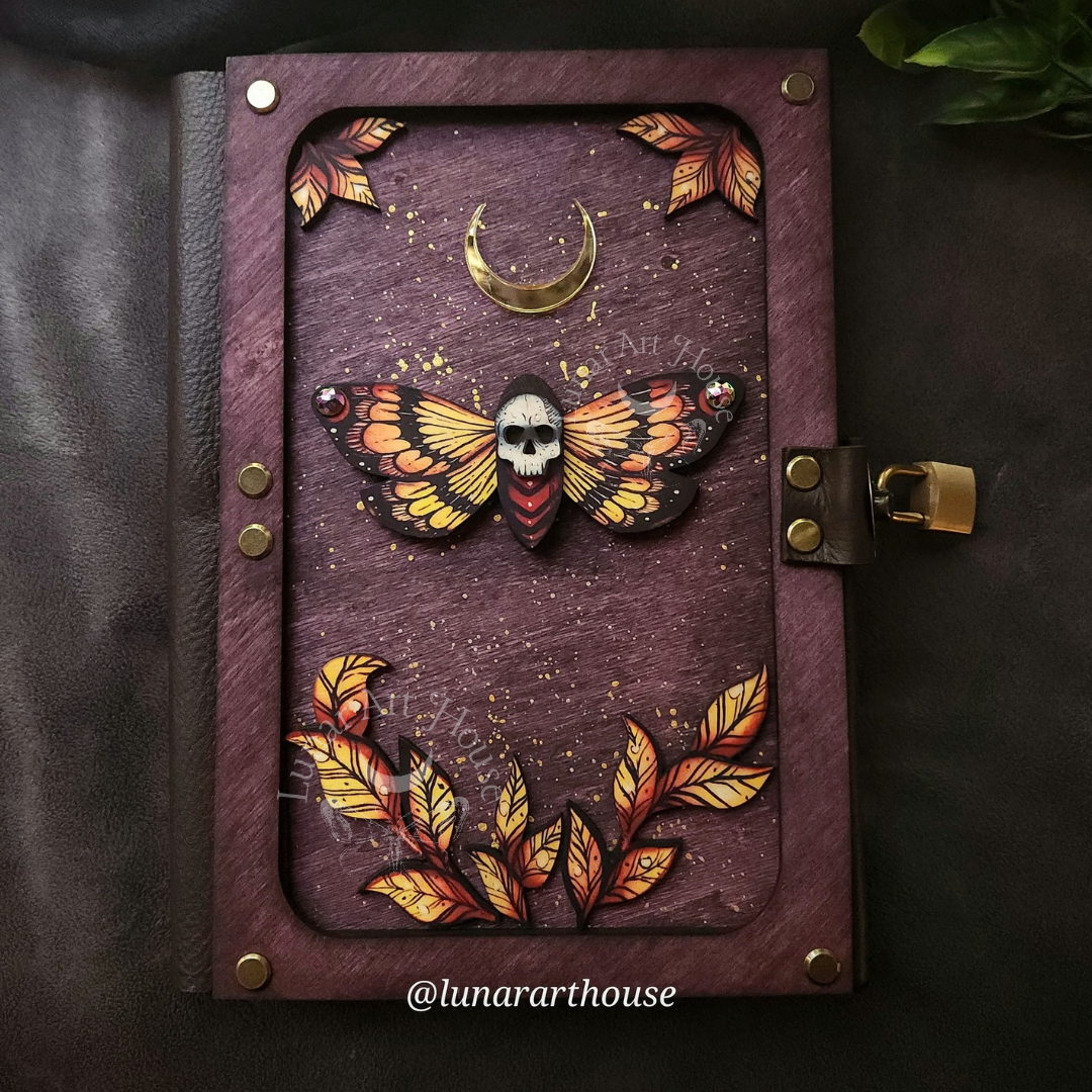 Death Moth Hidden Key Journal Printed Edition
