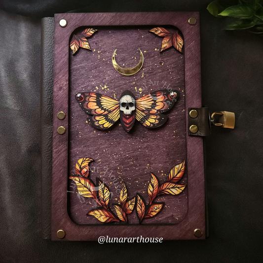 Death Moth Hidden Key Journal Printed Edition