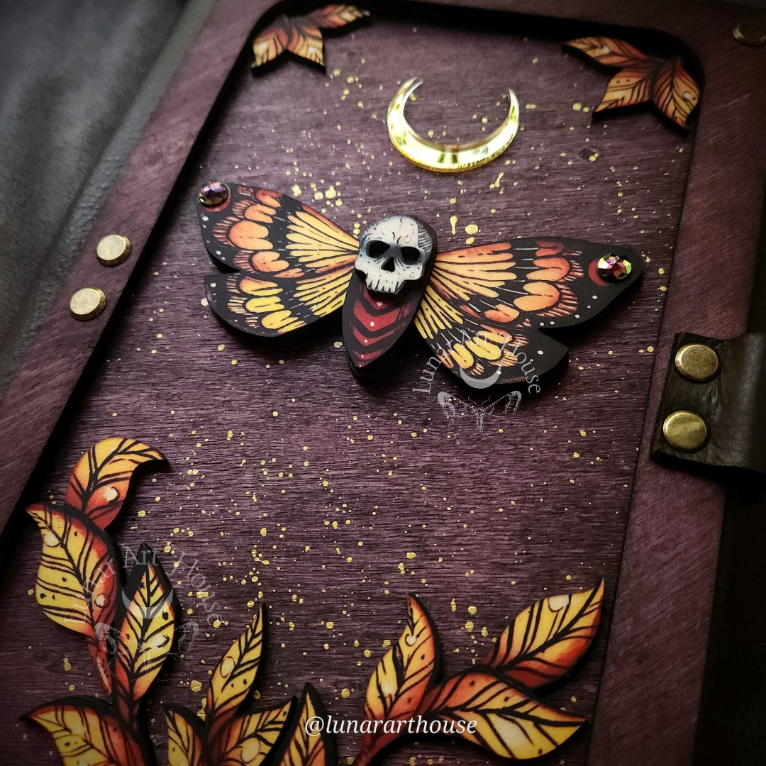 Death Moth Hidden Key Journal Printed Edition