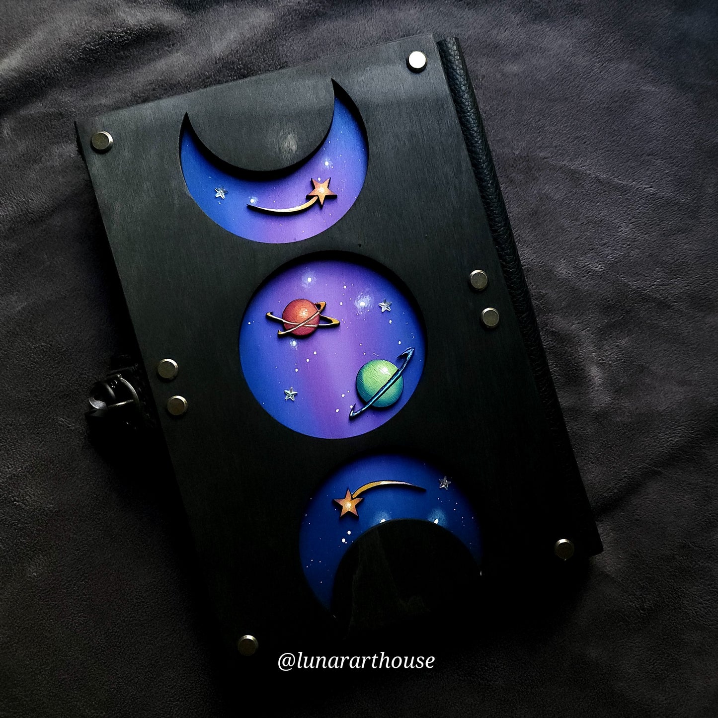 UFO Skull Hidden Key Journal MADE TO ORDER