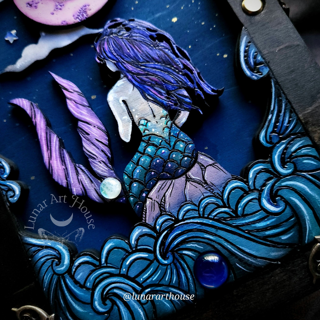 Mermaid Hidden Key Journal MADE TO ORDER