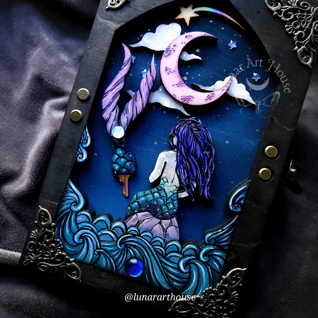 Mermaid Hidden Key Journal MADE TO ORDER