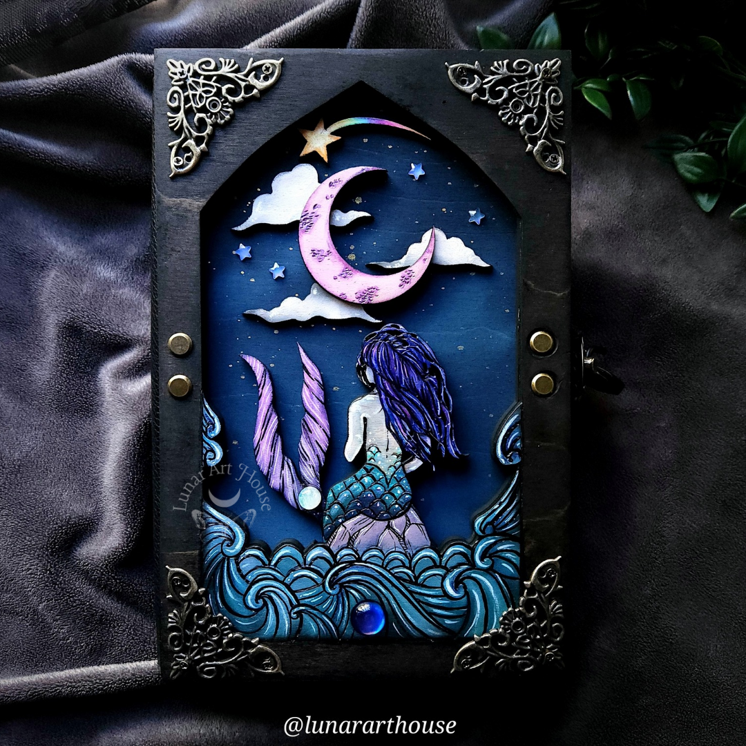 Mermaid Hidden Key Journal MADE TO ORDER