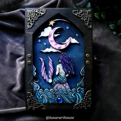 Mermaid Hidden Key Journal MADE TO ORDER