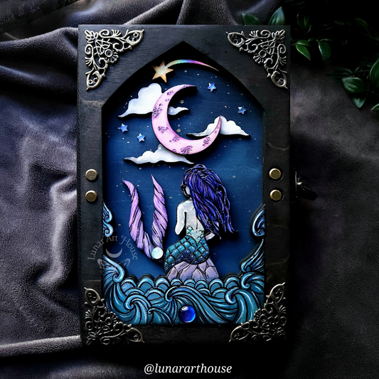 Mermaid Hidden Key Journal MADE TO ORDER