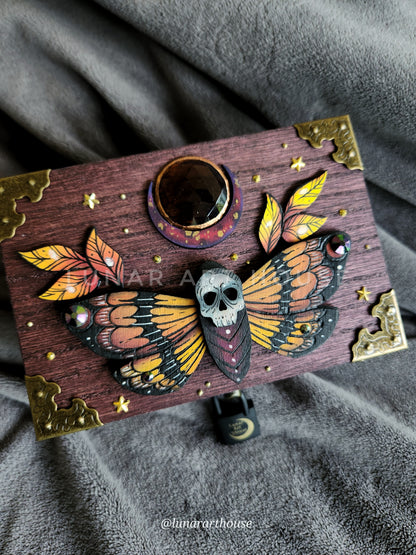 Mini Death Moth Hidden Key Box™